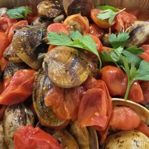 Sauté di vongole lupini con cozze25al kg